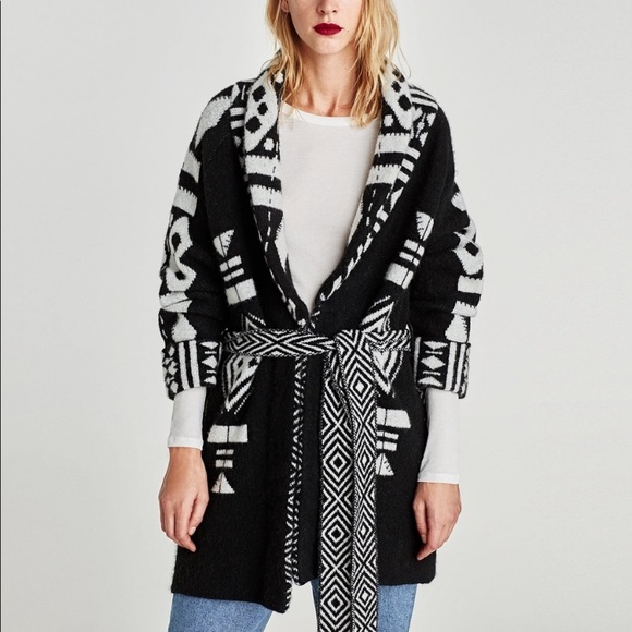 Zara aztec cardigan Clearance